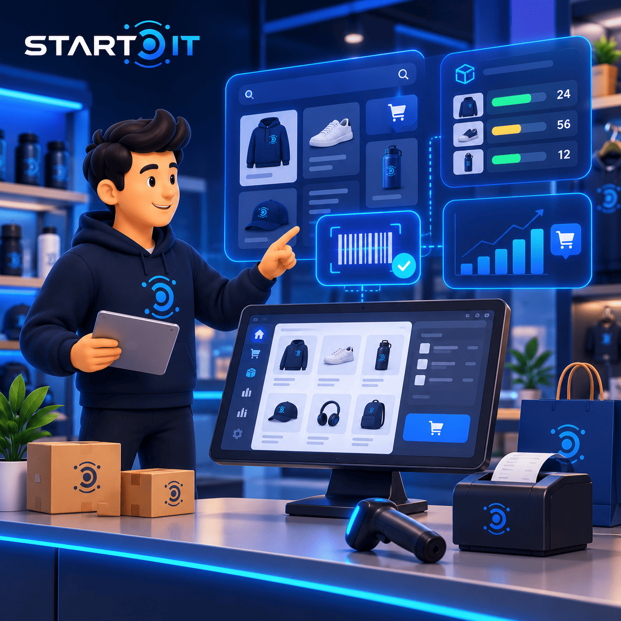 Punto de venta y control de inventario